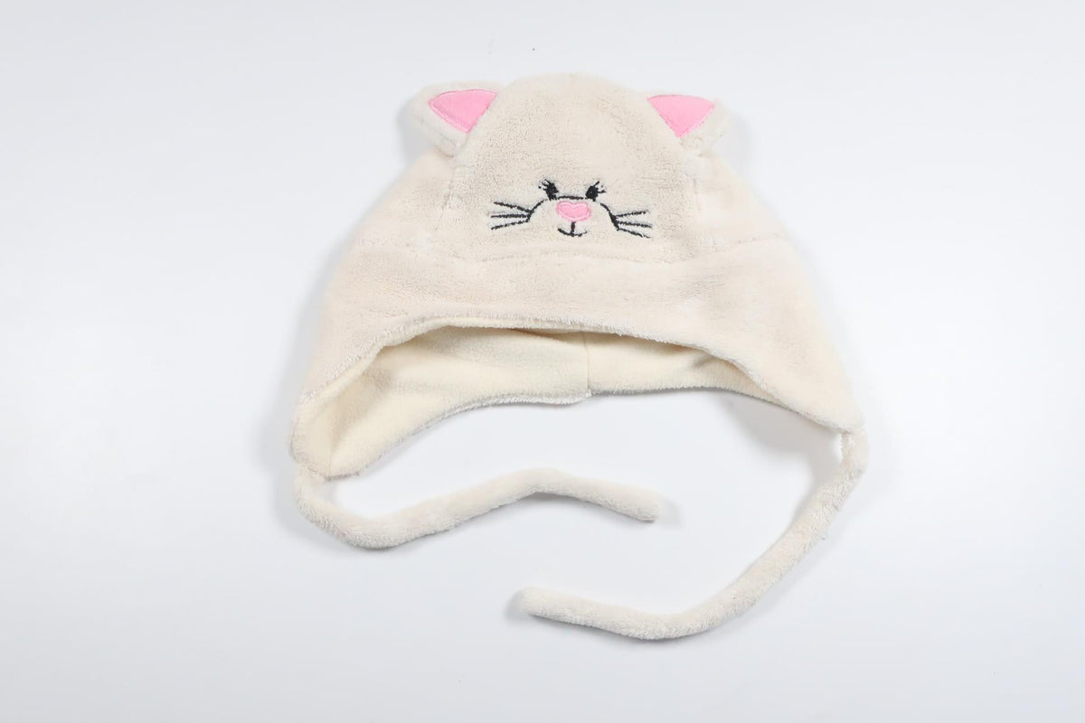 Fleece hat from Unknown - Size 46 - Off-white