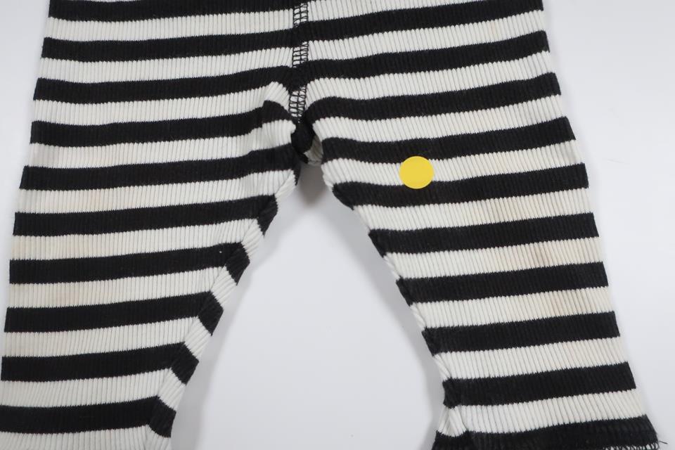 Ribbed trousers from Lindex - Size 68 - Black