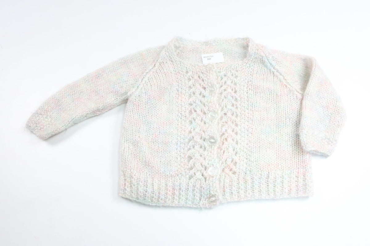 Home-knitted cardigan from Hemstickat - Size 74/80 - Multi