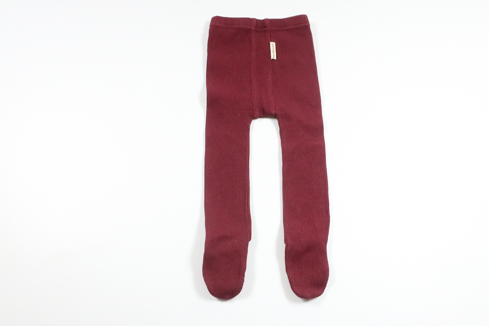 Ribbed trousers from Bombonici - Size 68 - Burgundy