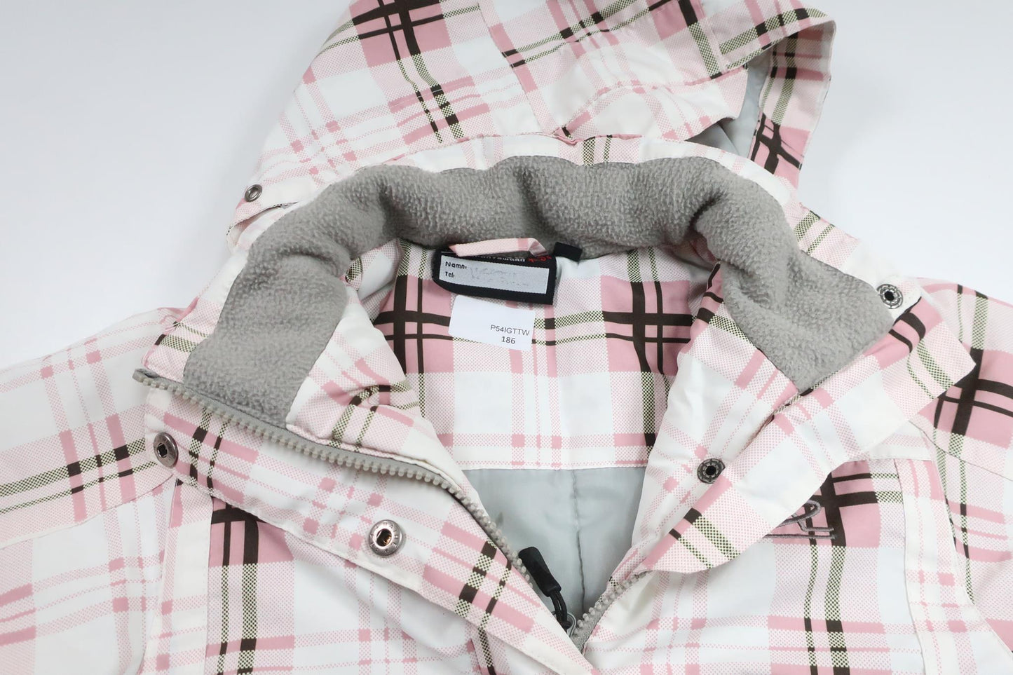 Checked jacket from Active Sportswear - Size 90 - Pink
