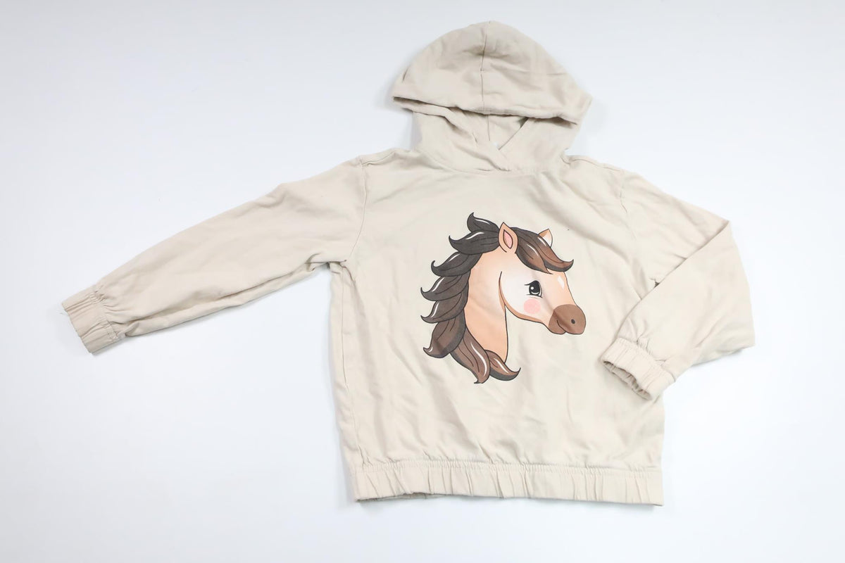 Hoodie from Dopo Dopo Girls - Size 104 - Off-white
