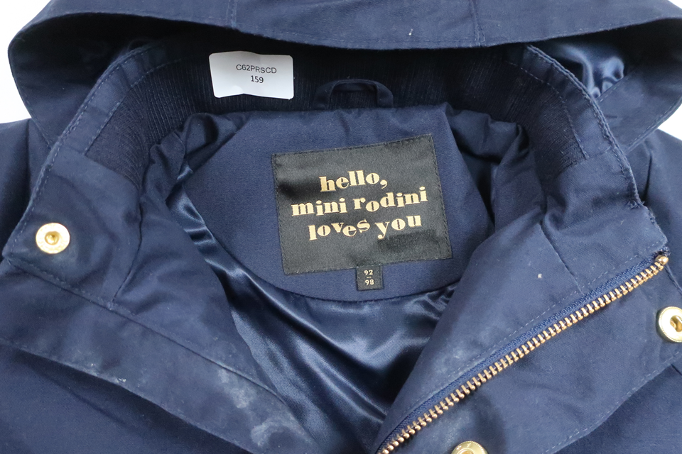 Shell jacket from Mini Rodini - Size 92/98 - Navy blue