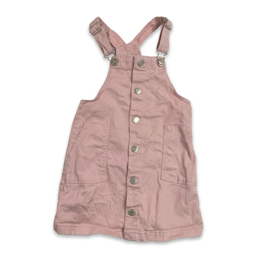 Hängselklänning från H&M - Storlek 110 - Rosa