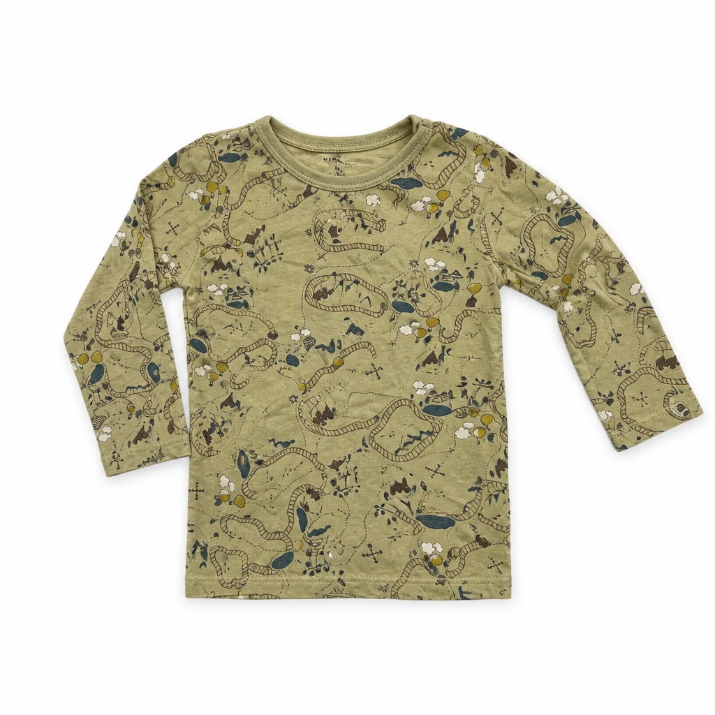 Mönstrad tröja från Minimarket - Storlek 86 - Beige