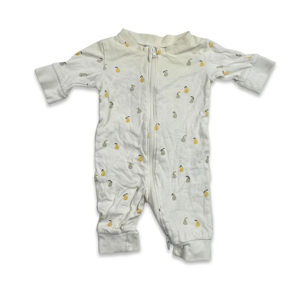 Mönstrad pyjamas från Lindex - Storlek 44 - Vit