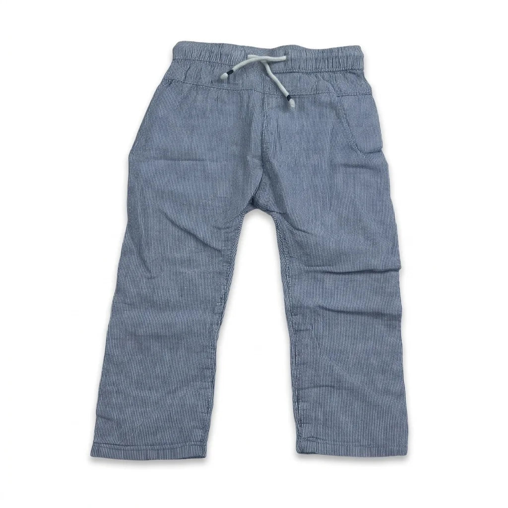 Randiga byxor från H&M - Storlek 92 - Blå