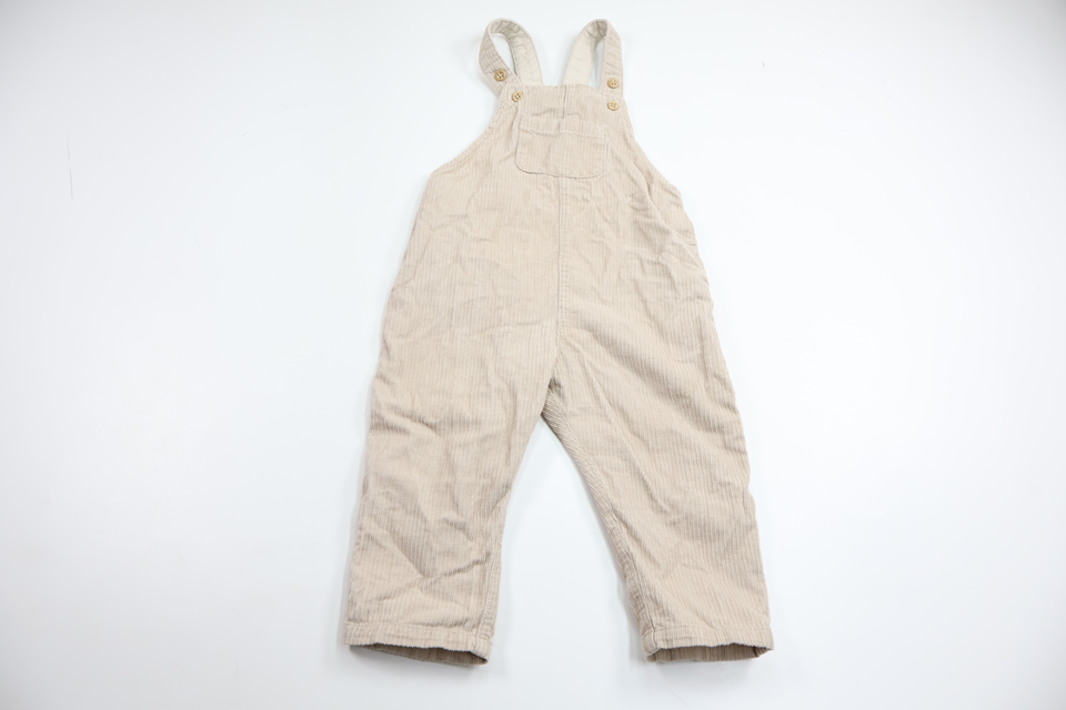 Hängselbyxor från Lindex - Storlek 80 - Beige