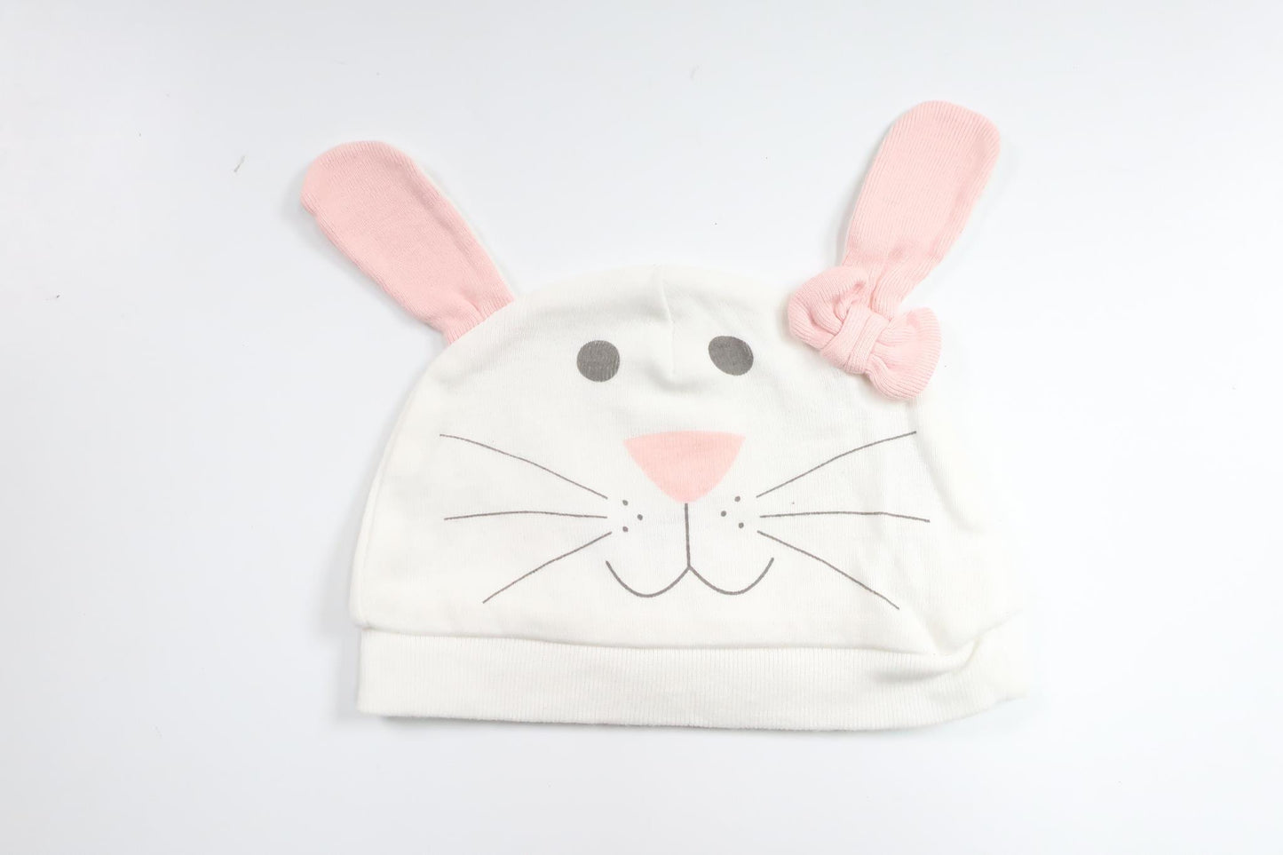 Hat with rabbit from Lindex - Size 34/36 - White