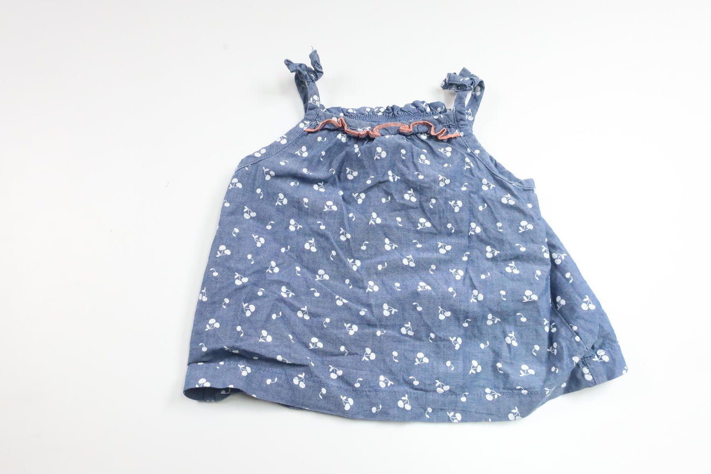 Tunic with cherries from Carter's - Size 74 - Blue