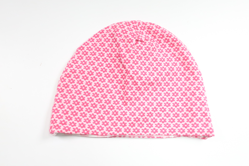 Checkered hat - Reversible from Hemsytt - Size 86/92 - Pink