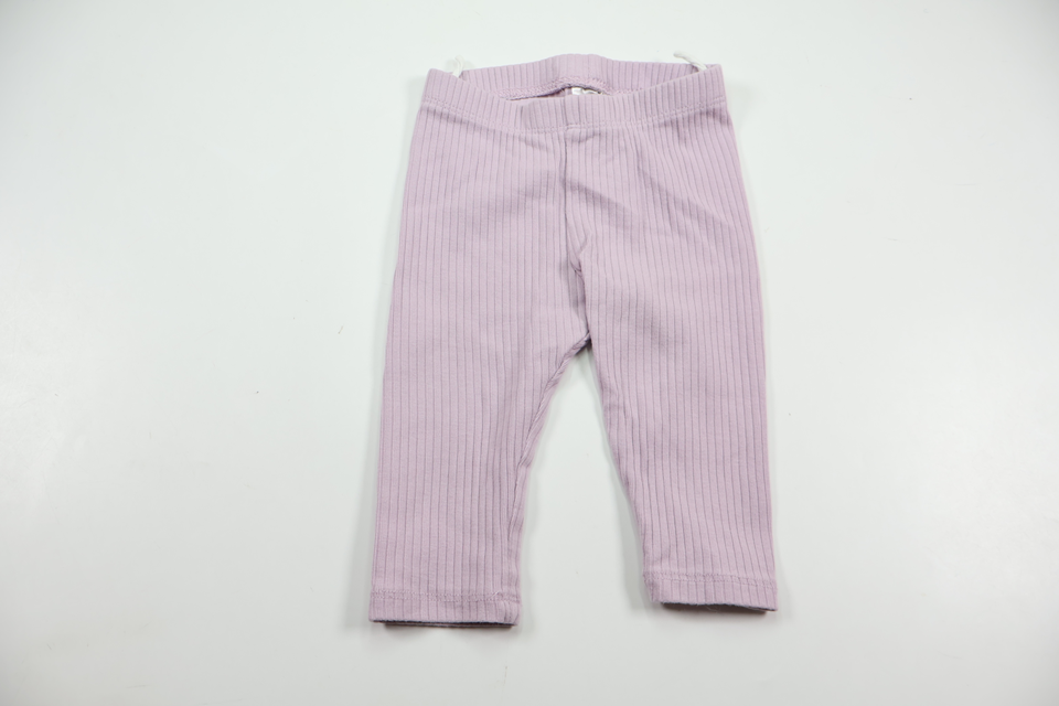 Ribbed trousers from H&M - Size 74 - Purple