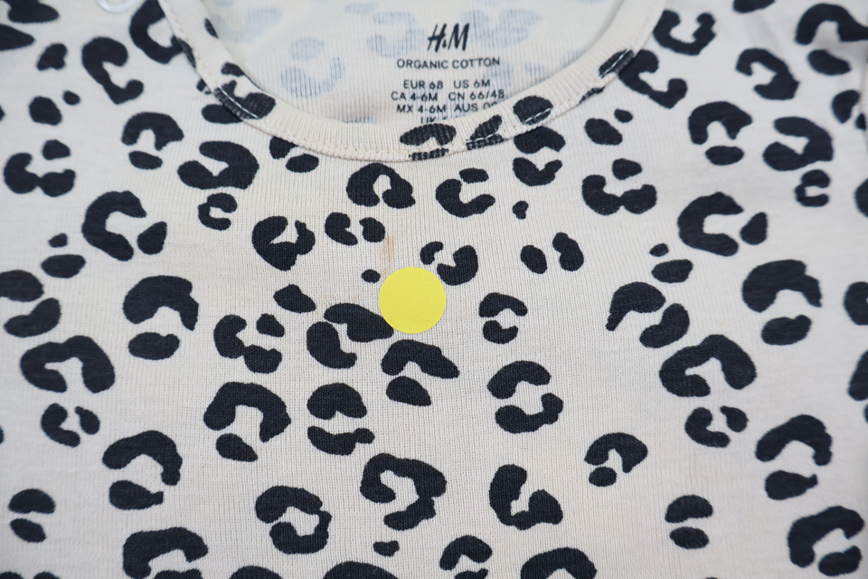 Leopard print bodysuit from H&M - Size 68 - Beige