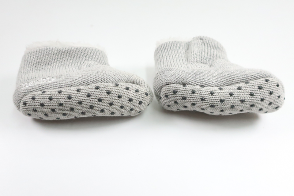 Fleece-lined booties from Newbie - Size 19/20 - Grey