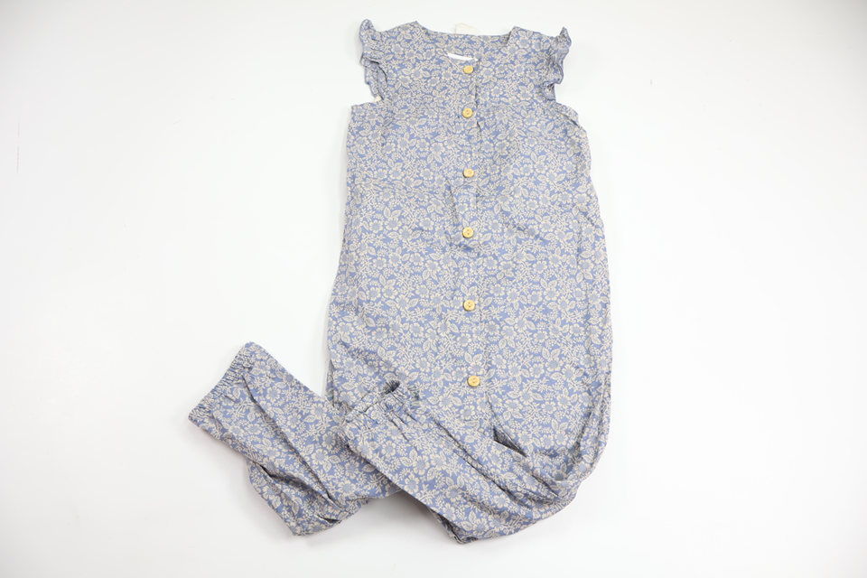 Floral H&M jumpsuit - Size 98 - Blue