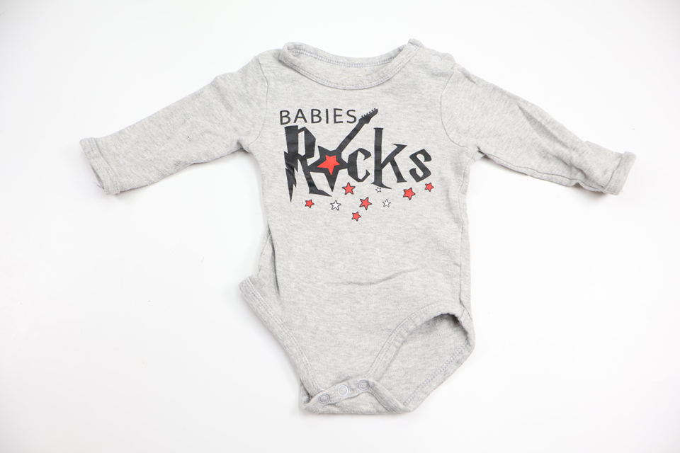 Body från Petite Mini - Storlek 62 - Grå