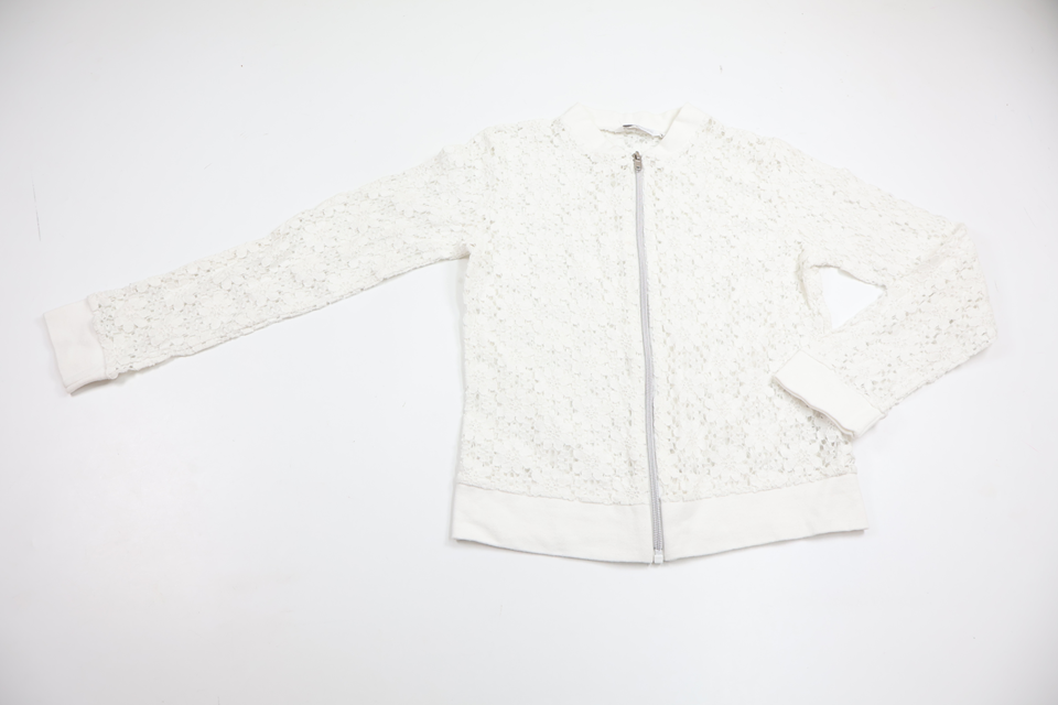 Blommig kofta från My Wear Young - Storlek 146/152 - Vit