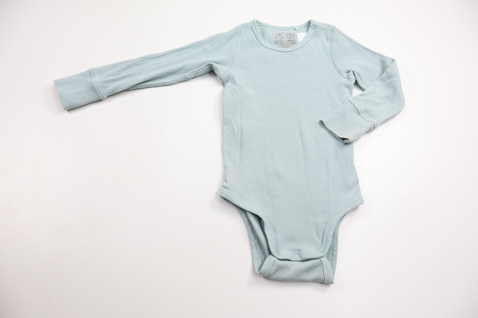 Ribbed bodysuit from Lindex - Size 86 - Blue
