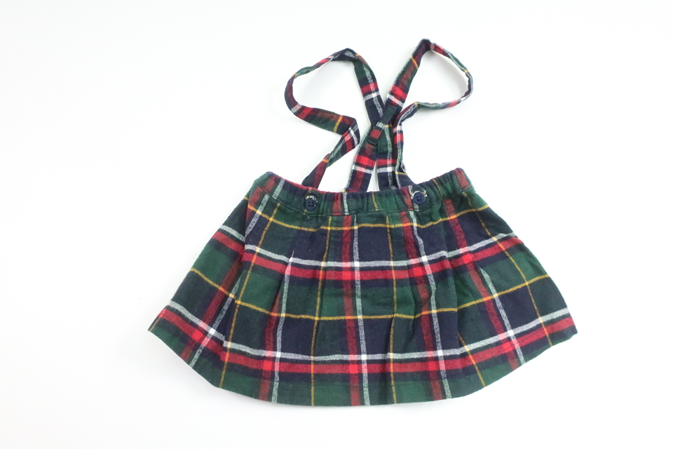Checked dungaree skirt from Mayoral - Size 62 - Multi