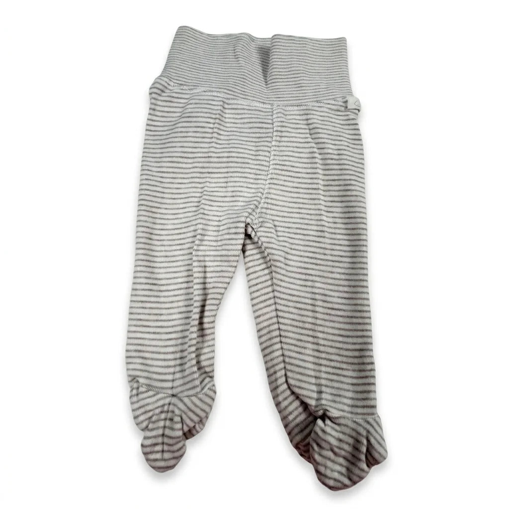 Randiga tossor från H&M - Storlek 50 - Vit
