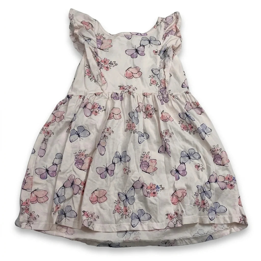 Blommig klänning från H&M - Storlek 110/116 - Rosa