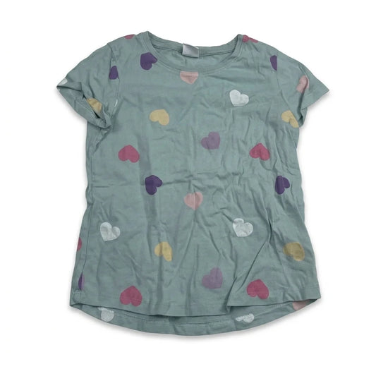 Prickig t-shirt från Lindex - Storlek 110 - Blå