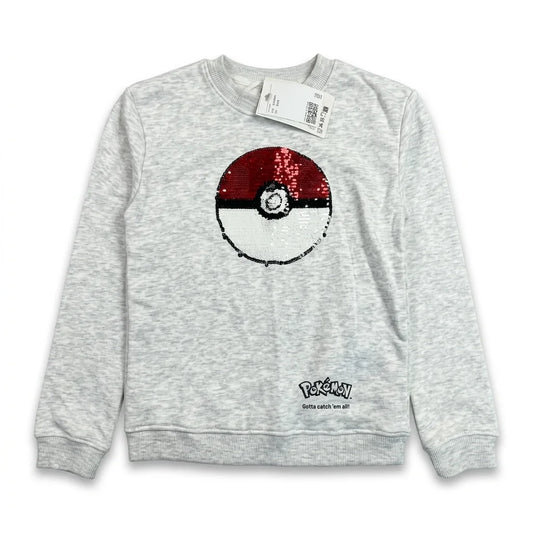 Mönstrad sweatshirt från H&M - Storlek 110/116 - Glittrig