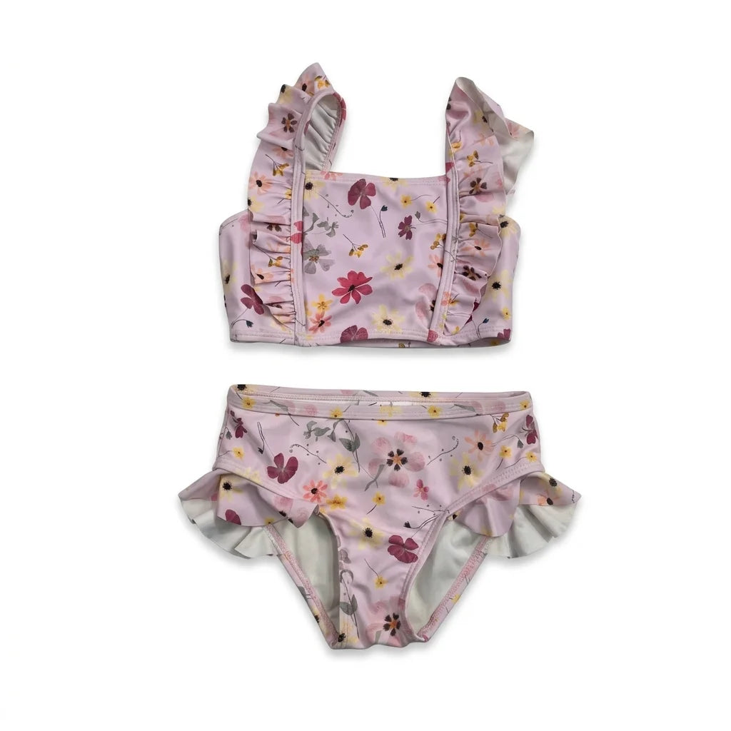 Blommig tvådelad bikini från Andy. by Frank Dandy - Storlek 98/104 - Rosa