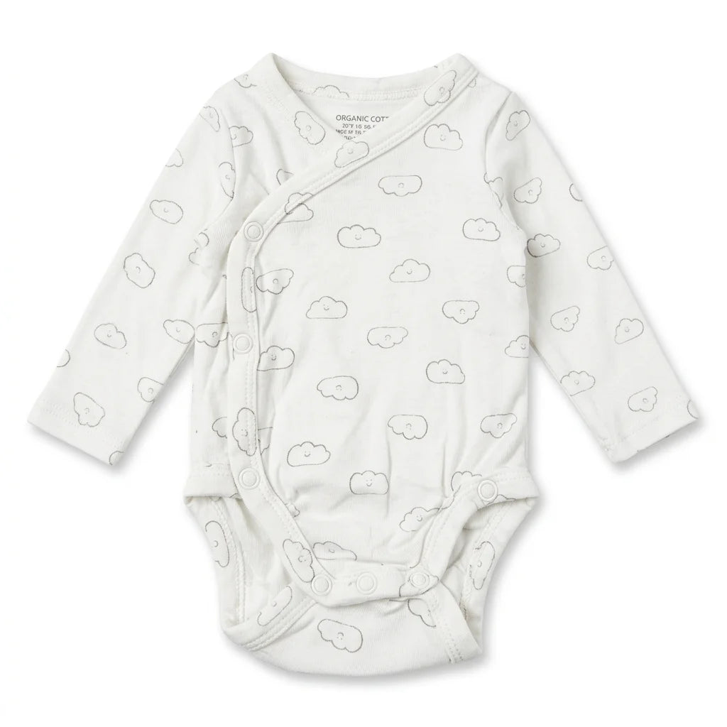 Mönstrad body från H&M - Storlek 50 - Vit