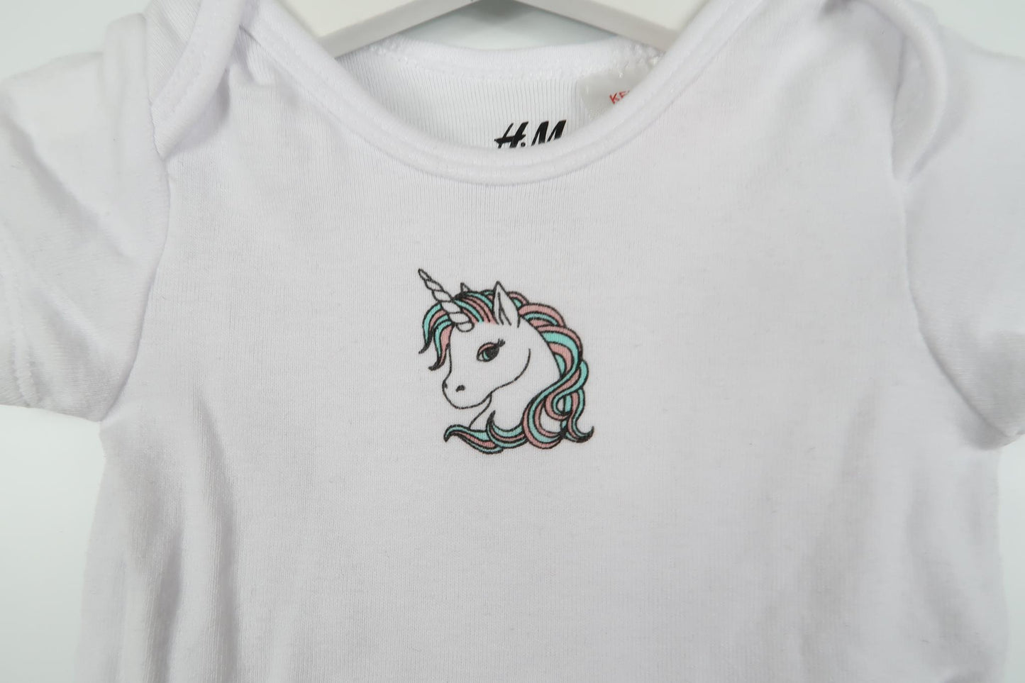 SHORT-SLEEVED UNICORN BODYSUIT FROM H&amp;M - SIZE 56