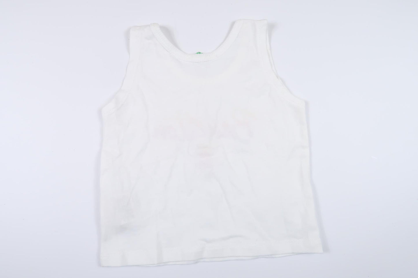 White tank top from United Colors of Benetton in size 74