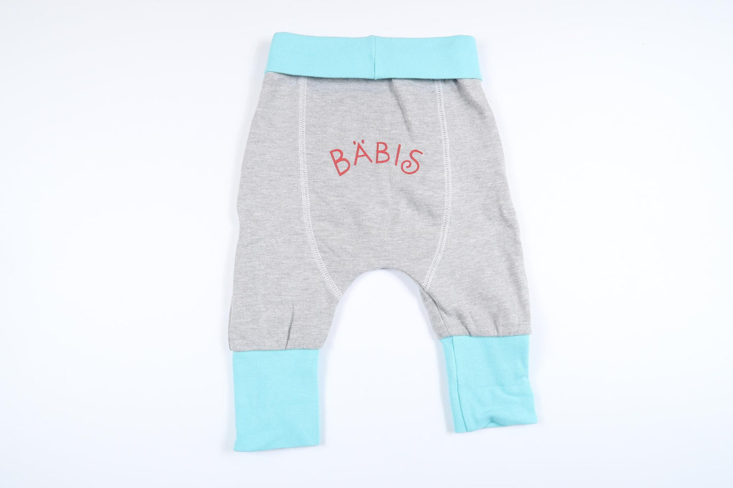 Gray and blue sweatpants from Bäbis in size 56