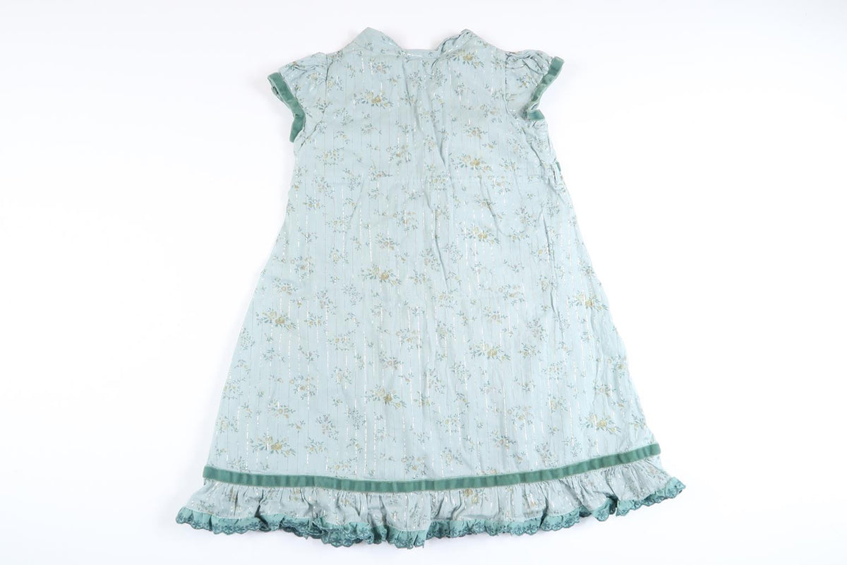 Mint green floral dress from Bon'a parte' Kids in size 80