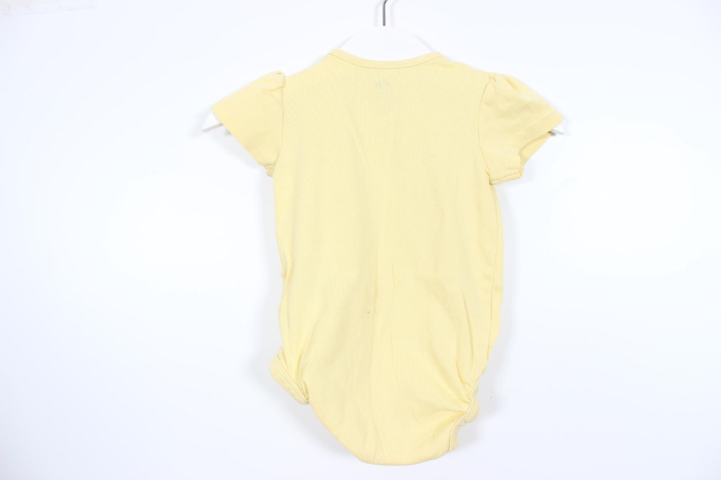 Yellow short-sleeved bodysuit from H&amp;M in size 74