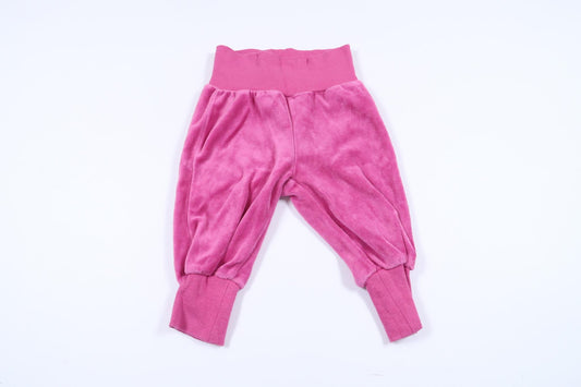 Pink velour sweatpants from Name It in size 56