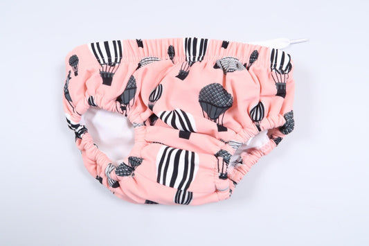Brand new! Pink swim diaper with balloons in size 3-6 kg