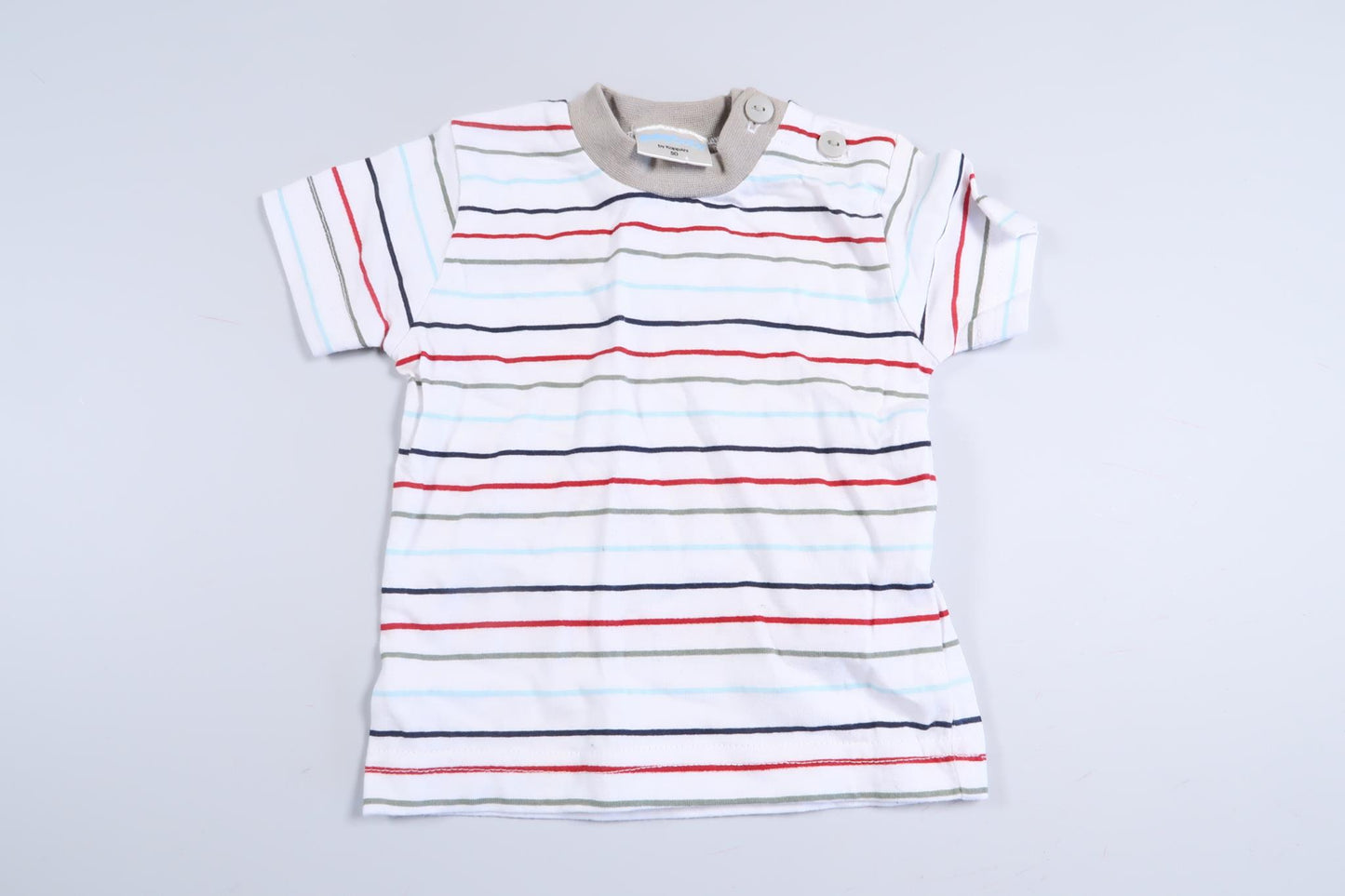 Striped short-sleeved shirt from Kappahl in size 50