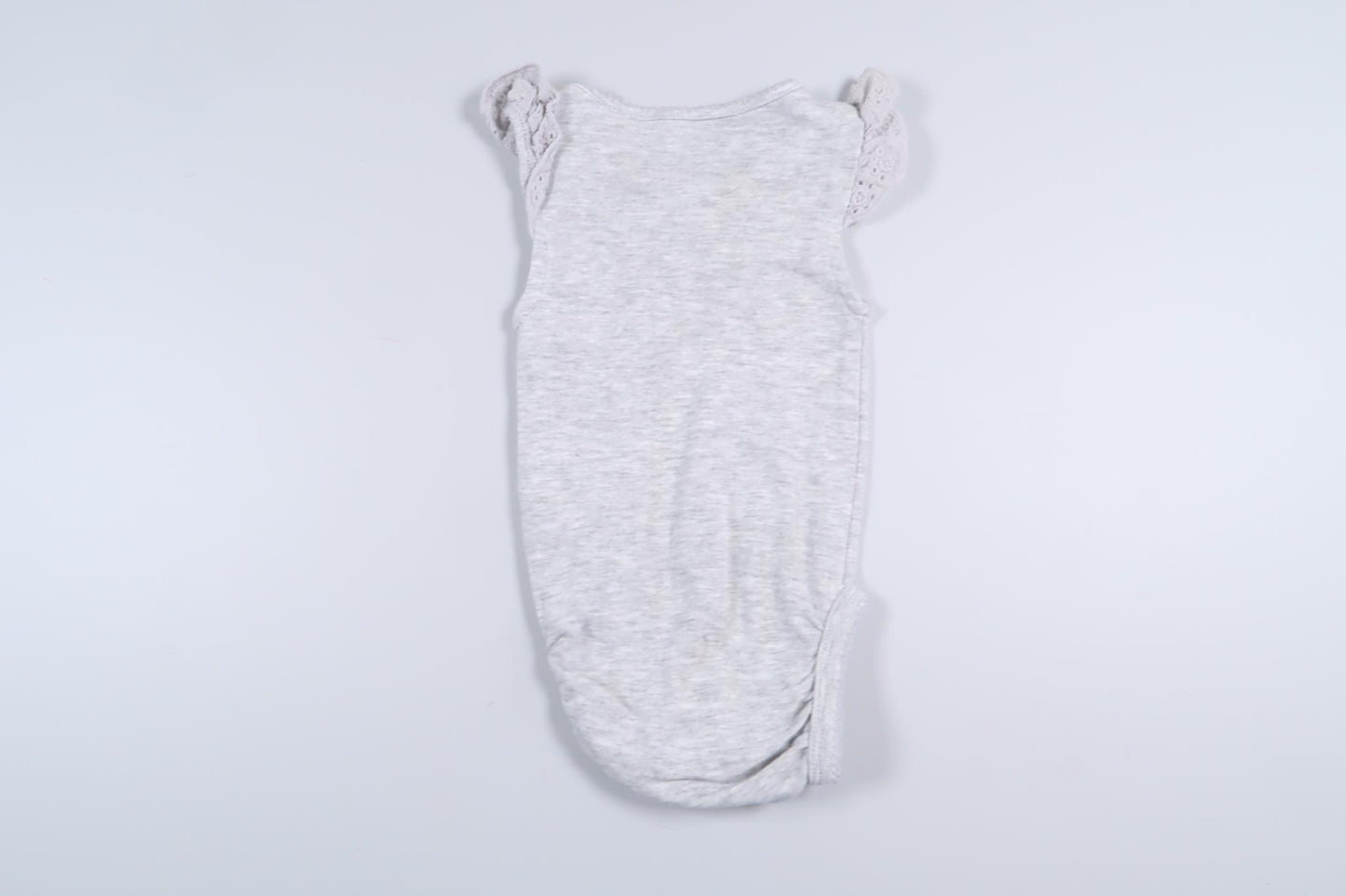 Grey linen bodysuit with lace from H&amp;M in size 56