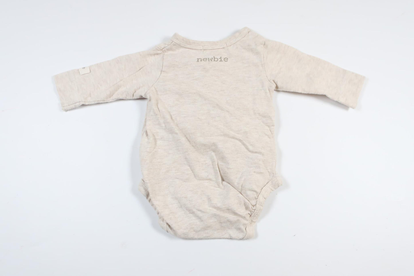 Beige long-sleeved wrap bodysuit from Newbie in size 44