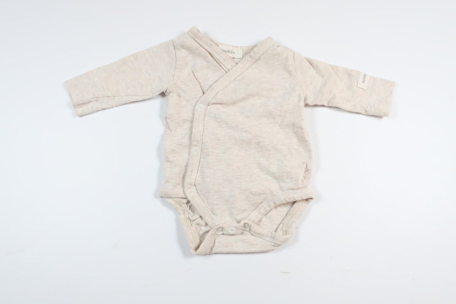 Beige long-sleeved wrap bodysuit from Newbie in size 44