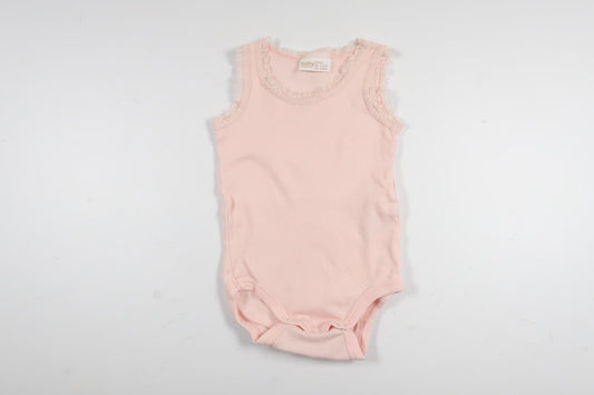 Pink linen bodysuit from Lindex in size 62