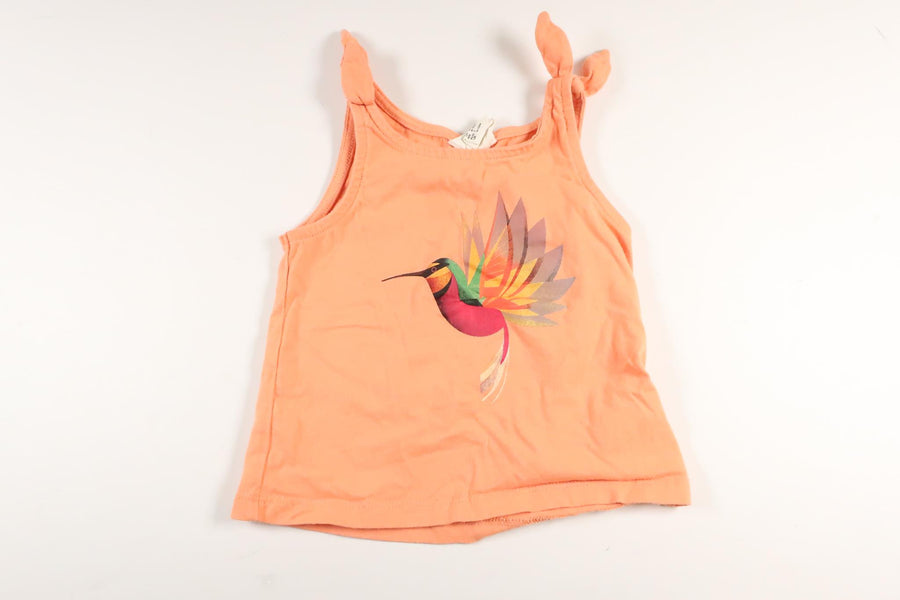 Orange tank top from Dieter Braun x H&amp;M in size 80