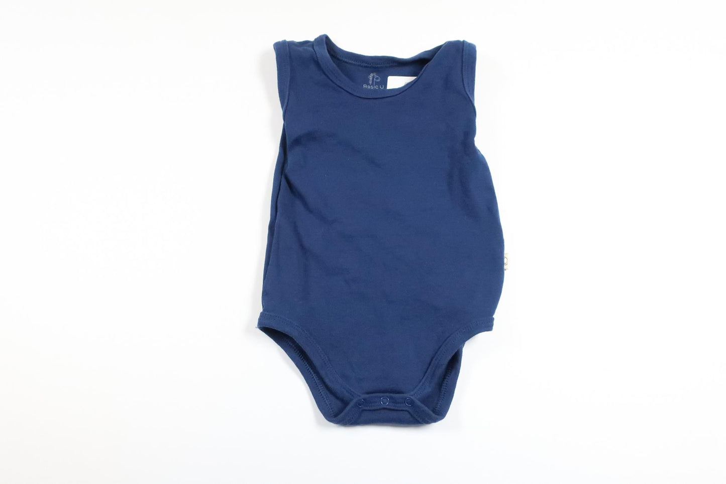 Linen bodysuit from Basic U - Size 62 - Navy blue