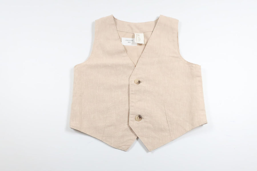 Suit vest from H&amp;M - Size 74 - Beige