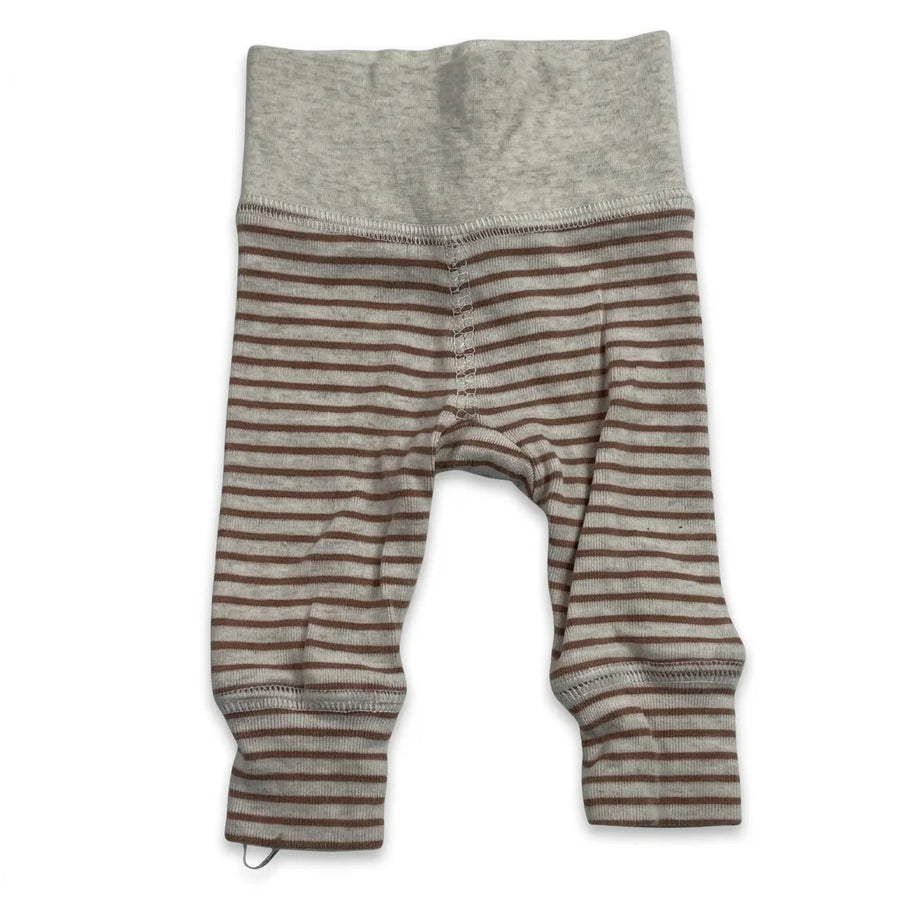 Randiga leggings från Minimarket - Storlek 50 - Beige