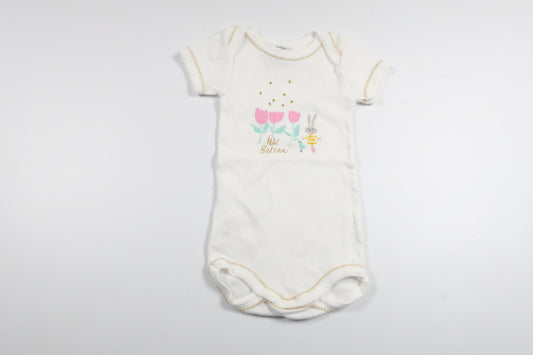 Bodysuit from Petit Bateau - Size 56/62 - White