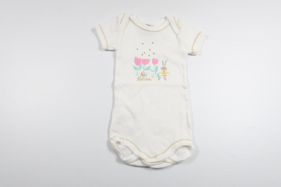 Bodysuit from Petit Bateau - Size 56/62 - White
