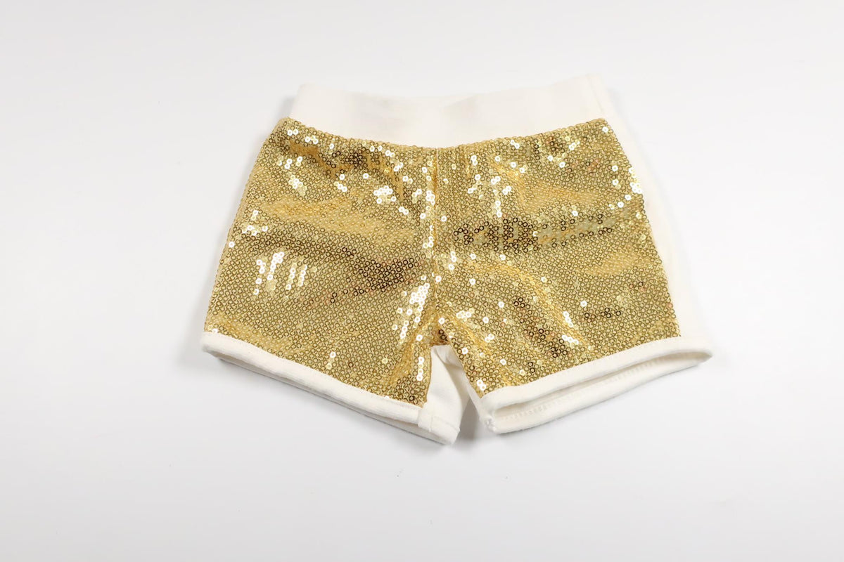 Shorts with sequins from Kardashian Kids - Size 56 - Off-white