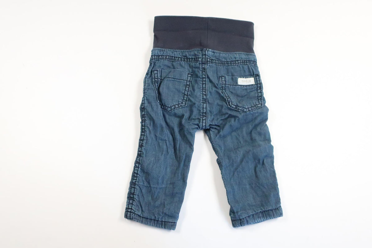 Lightly lined pants from Newbie - Size 62 - Denim