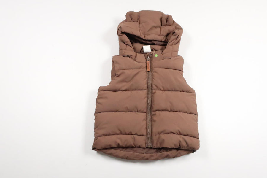 Padded vest from H&M - Size 74 - Brown